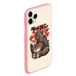 Чехол для iPhone 11 Pro Max матовый Godzilla кушает Годзилла - фото 2