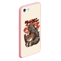 Чехол для iPhone 5/5S матовый Godzilla кушает Годзилла - фото 2