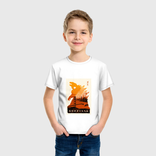 Детская футболка хлопок Godzilla poster - фото 3