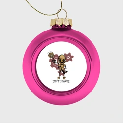 Ёлочный шар стеклянный/пластиковый Don't starve