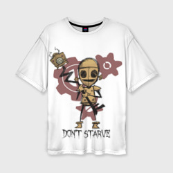 Женская футболка oversize 3D Don't starve