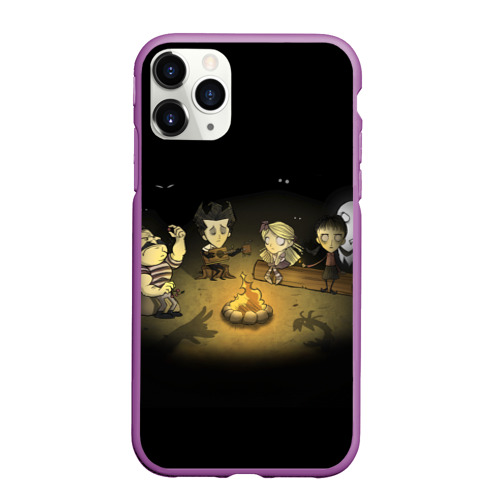 Чехол для iPhone 11 Pro Max матовый Don’t Starve, цвет фиолетовый