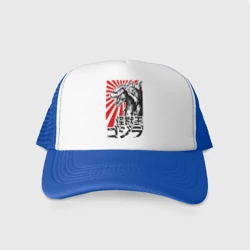 Кепка тракер с сеткой Godzilla Годзилла