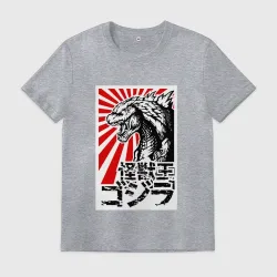 Мужская футболка хлопок Godzilla Годзилла