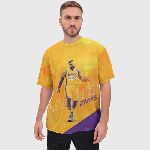 Мужская футболка oversize 3D Lebron, цвет 3D печать - фото 3