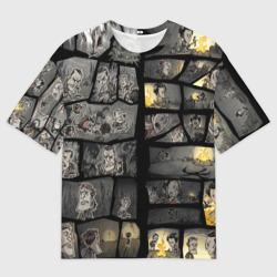 Женская футболка oversize 3D Don't starve