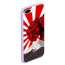 Чехол для iPhone 7Plus/8 Plus матовый Godzilla Japan Годзилла Япония - фото 2