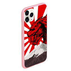 Чехол для iPhone 11 Pro матовый Godzilla Japan Годзилла Япония - фото 2