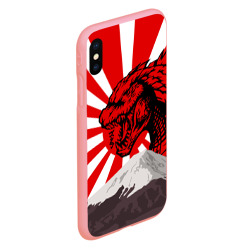 Чехол для iPhone XS Max матовый Godzilla Japan Годзилла Япония - фото 2