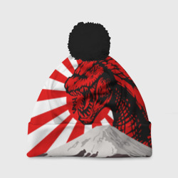 Шапка 3D c помпоном Godzilla Japan Годзилла Япония