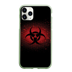 Чехол для iPhone 11 Pro Max матовый Biohazard