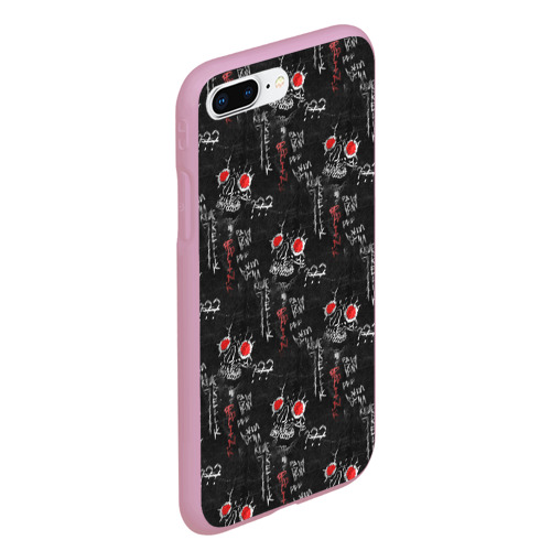 Чехол для iPhone 7Plus/8 Plus матовый JEEMBO.PAINKILLER, цвет розовый - фото 3