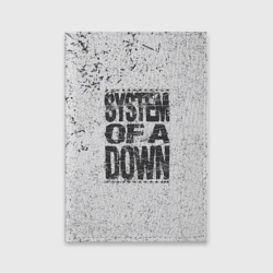 Обложка для паспорта матовая кожа System of a Down