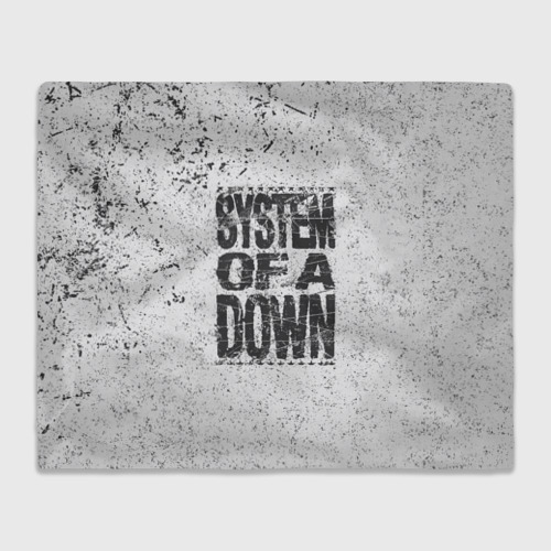 Плед 3D System of a Down, цвет 3D (велсофт)