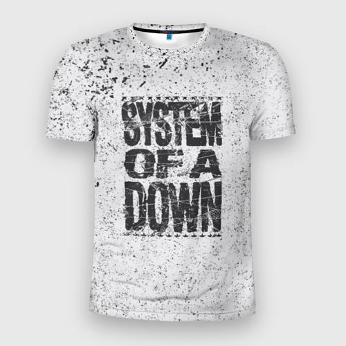 Мужская футболка 3D Slim System of a Down, цвет 3D печать