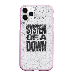 Чехол для iPhone 11 Pro Max матовый System of a Down