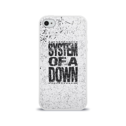 Чехол для Apple iPhone 4/4S силиконовый глянцевый System of a Down Фото 01 Чехол для Apple iPhone 4/4S силиконовый глянцевый System of a Down Фото 01