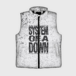 Женский жилет утепленный 3D System of a Down