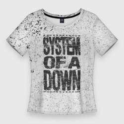 Женская футболка 3D Slim System of a Down