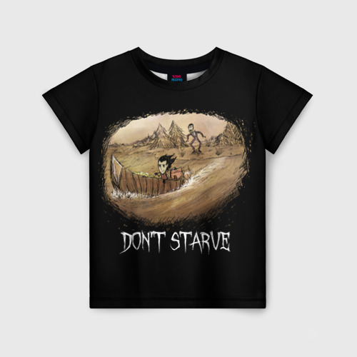 Детская футболка 3D Don't starve, цвет 3D печать