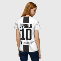 Женская футболка 3D Дибала Ювентус 18-19 - фото 2
