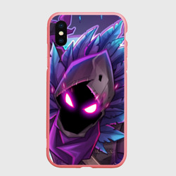 Чехол для iPhone XS Max матовый Fortnite raven Фортнайт ворон