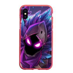 Чехол для iPhone XS Max матовый Fortnite raven Фортнайт ворон