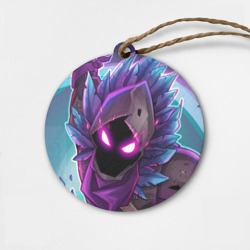 Деревянная игрушка круг Fortnite raven Фортнайт ворон
