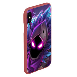 Чехол для iPhone XS Max матовый Fortnite raven Фортнайт ворон - фото 2