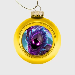 Ёлочный шар стеклянный/пластиковый Fortnite raven Фортнайт ворон