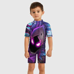 Детский купальный костюм 3D Fortnite raven Фортнайт ворон - фото 2