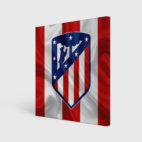 Холст квадратный Atletico Madrid, цвет 3D печать