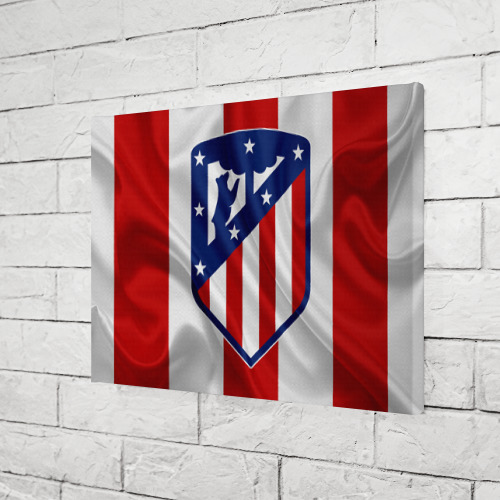 Холст прямоугольный Atletico Madrid, цвет 3D печать - фото 3