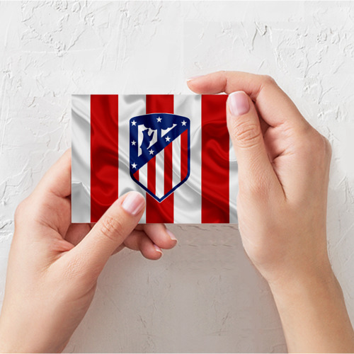 Поздравительная открытка Atletico Madrid, цвет белый - фото 3