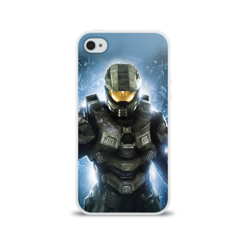Чехол для Apple iPhone 4/4S силиконовый глянцевый Halo Фото 01 Чехол для Apple iPhone 4/4S силиконовый глянцевый Halo Фото 01