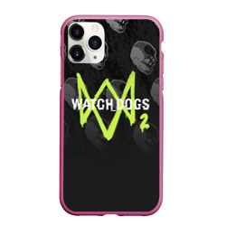 Чехол для iPhone 11 Pro Max матовый Watch dogs 2