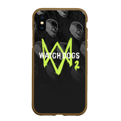 Чехол для iPhone XS Max матовый Watch dogs 2