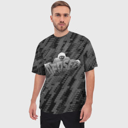 Мужская футболка oversize 3D Watch dogs 2 Ded Sec - фото 2