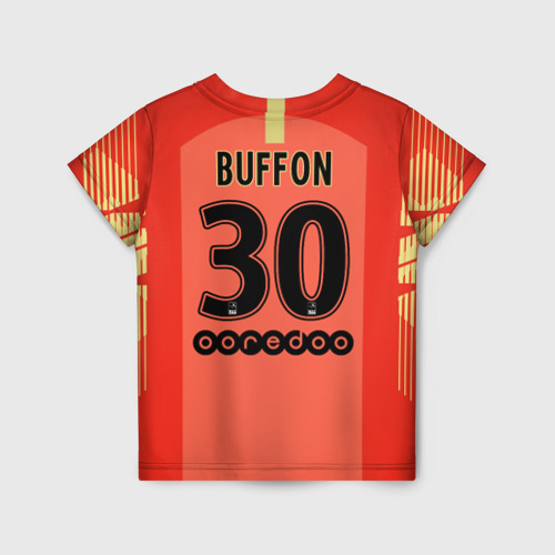 Детская футболка 3D Buffon away 18-19, цвет 3D печать - фото 2