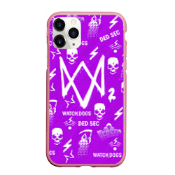 Чехол для iPhone 11 Pro Max матовый Watch dogs 2