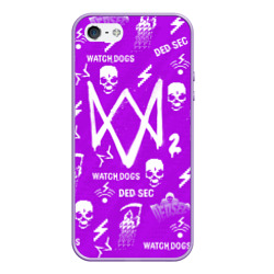 Чехол для iPhone 5/5S матовый Watch dogs 2