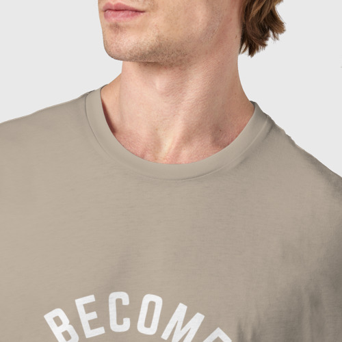 Мужская футболка хлопок Detroit Become Human, цвет миндальный - фото 6