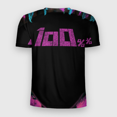 Мужская футболка 3D Slim Mob psycho 100 power, цвет 3D печать - фото 2