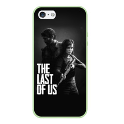 Чехол для iPhone 5/5S матовый The Last of Us 2 - Джоэл и Элли