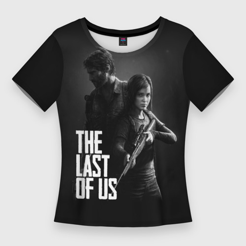 Женская футболка 3D Slim The Last of Us 2 - Джоэл и Элли, цвет 3D печать