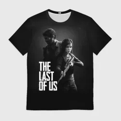 Мужская футболка 3D The Last of Us 2 - Джоэл и Элли
