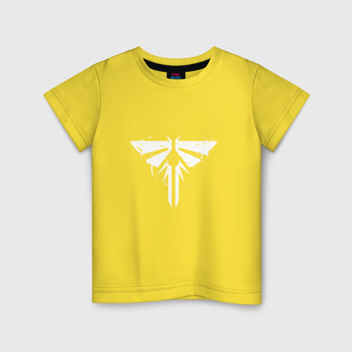 Детская футболка хлопок The Last of Us цикады, цвет желтый