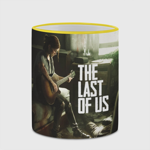 Кружка с полной запечаткой The Last of Us Одни из Нас, цвет Кант желтый - фото 4