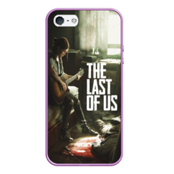 Чехол для iPhone 5/5S матовый The Last of Us Одни из Нас