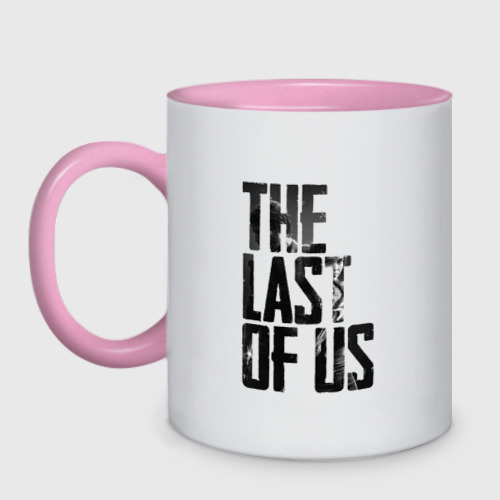 Кружка двухцветная THE LAST OF US, цвет белый + розовый